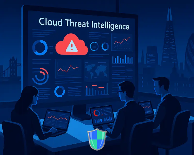 Threat intelligence feed integrated into a cloud dashboard